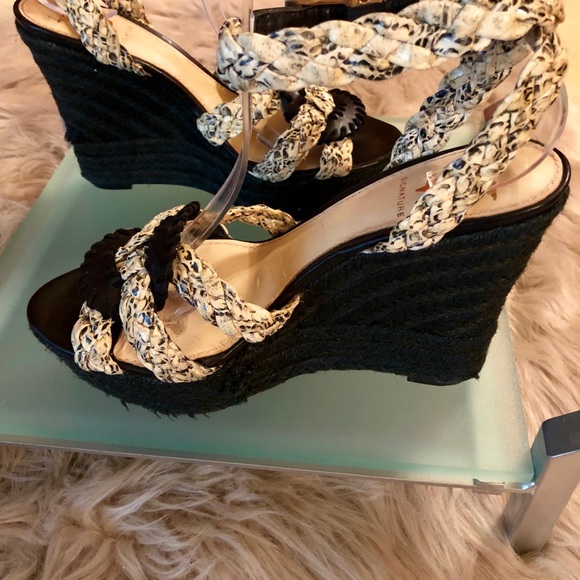 VC Collections Python embossed Leather espadrilles - Picture 4 of 8